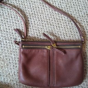 Fossil small leather crossbody